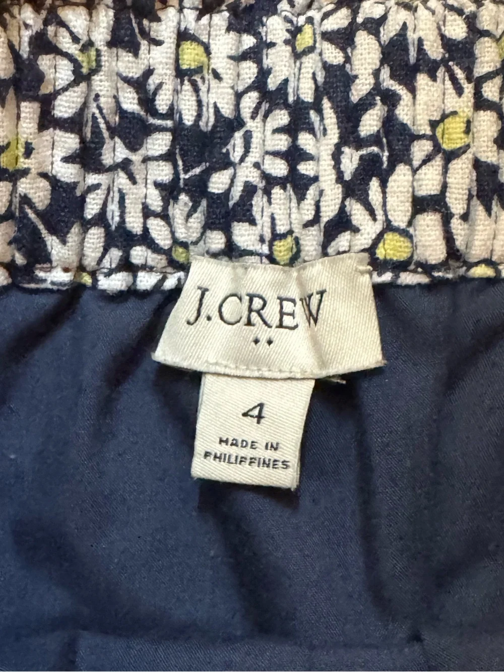 J. Crew Floral Daisy A-Line Skirt